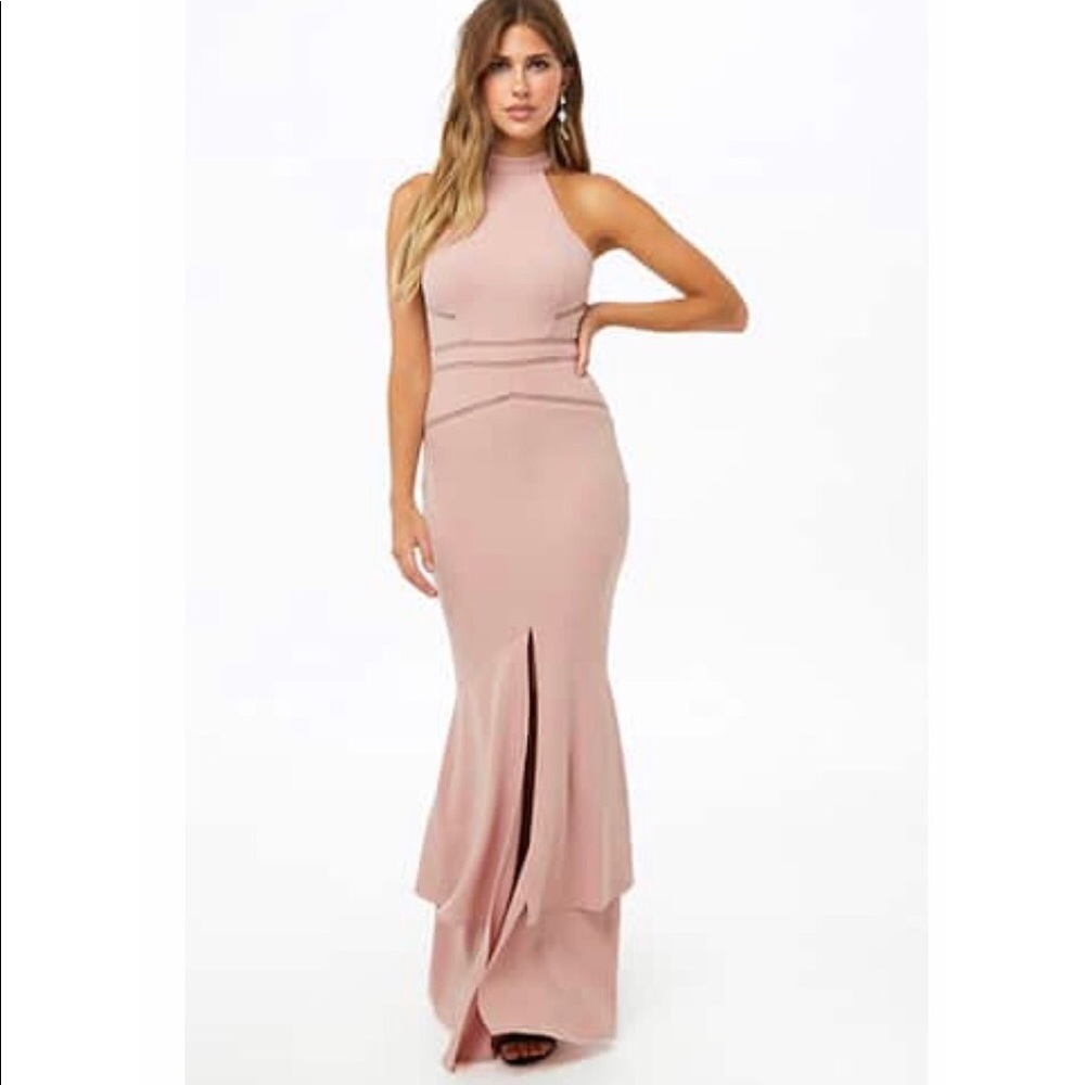 Mauve Knit Gown